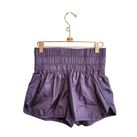 Free People Movement Purple Shorts Size Large - Picture 1 of 7